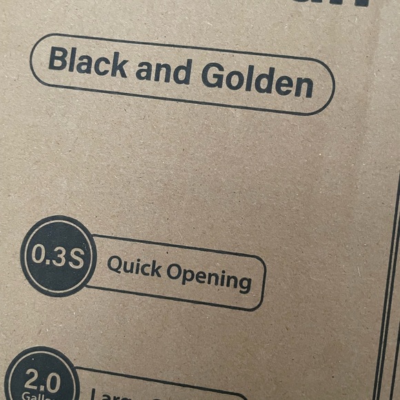 Butterfly Lid Sensor Trash Can NWT - Picture 7 of 9